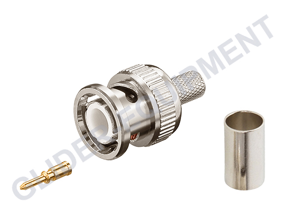 BNC male crimp Koax Stecker RG58, AC5, RG142, RG400 [CX-5005/7721]